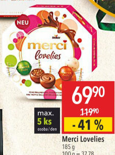 Bonboniéra Lovelies Merci