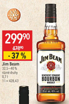 Bourbon White Jim Beam