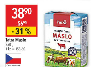 Máslo Tatra