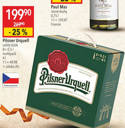 Pivo Pilsner Urquell