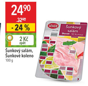 Salám šunkový LE&amp