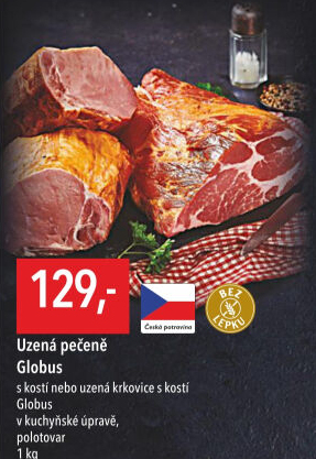 Uzená pečeně s kostí Globus