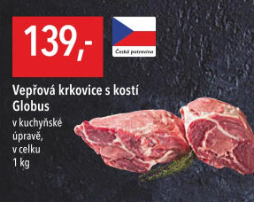 Vepřová krkovice s kostí Globus