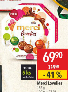 Bonboniéra Lovelies Merci