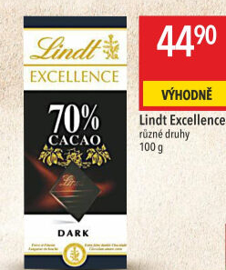 Čokoláda Excellence Lindt