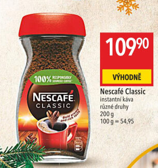 Instantní káva Nescafé Classic