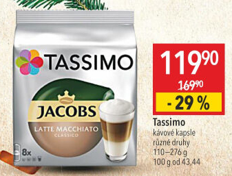 Kapsle Tassimo Jacobs
