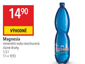 Přírodní voda Magnesia