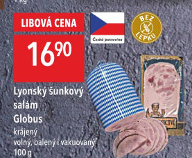Salám lyonský šunkový Globus