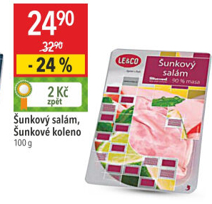 Salám šunkový LE&amp