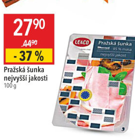 Šunka pražská nejvyšší jakosti LE&amp