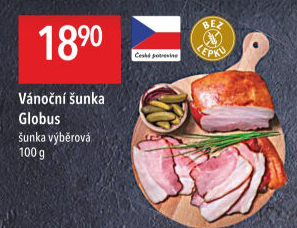 Vánoční šunka výběrová Globus
