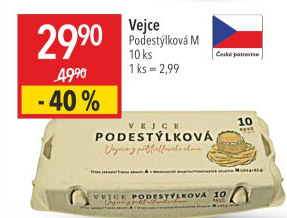 Vejce z podestýlky M