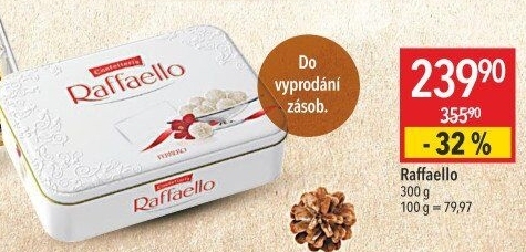 Bonboniéra Raffaello Ferrero- dóza