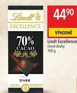 Čokoláda Excellence Lindt