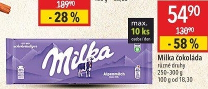 Čokoláda Milka