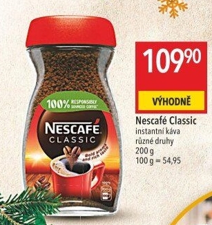 Instantní káva Nescafé Classic