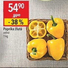 Paprika žlutá