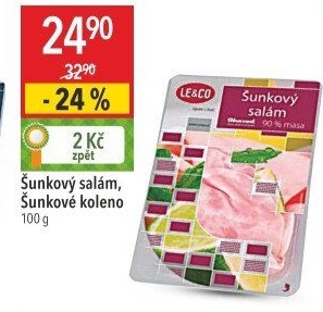 Salám šunkový LE&amp