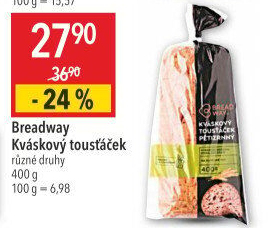 Toustový chléb kváskový Breadway