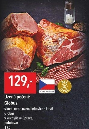 Uzená pečeně s kostí Globus