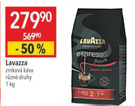Zrnkové kávy Espresso Barista Lavazza