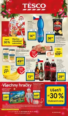akční leták Tesco 22.11.2023-28.11.2023