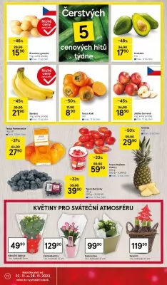 akční leták Tesco 22.11.2023-28.11.2023