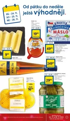 akční leták Tesco 22.11.2023-28.11.2023