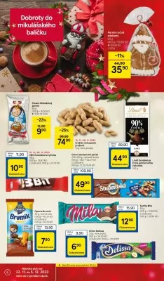 akční leták Tesco 22.11.2023-28.11.2023