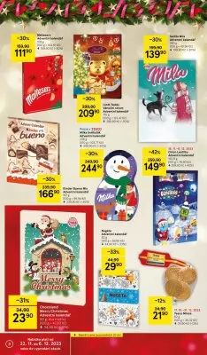 akční leták Tesco 22.11.2023-28.11.2023