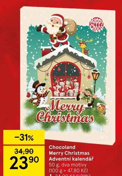 Adventní kalendář Happy Choco