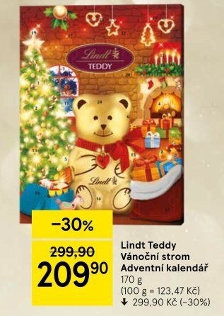 Adventní kalendář Lindt