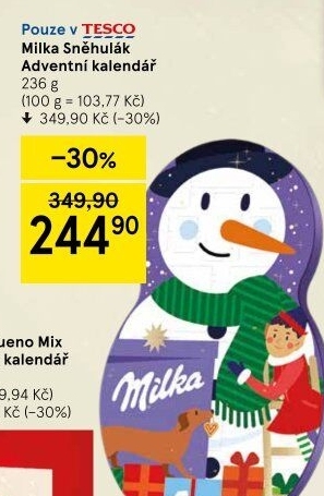 Adventní kalendář Milka