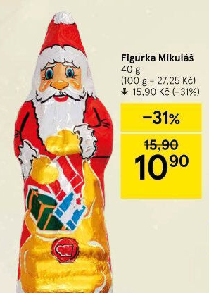 Čokoládový Mikuláš