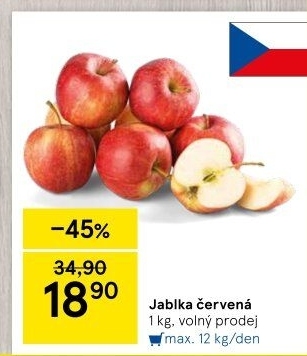 Jablka červená