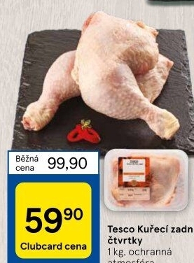 Kuřecí čtvrtky Tesco
