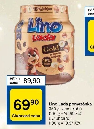 Lískooříškový krém Lino Lada