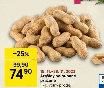 Neloupané arašídy