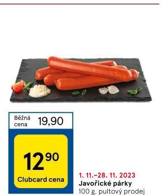 Párky javořické