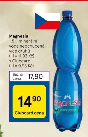 Přírodní voda Magnesia