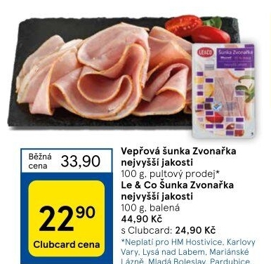 Šunka vepřová Zvonařka nejvyšší jakosti