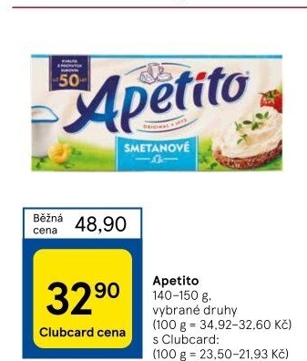 Sýr tavený Apetito