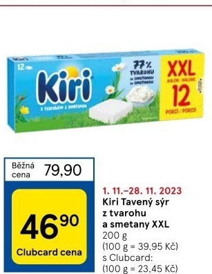 Sýr tavený Kiri