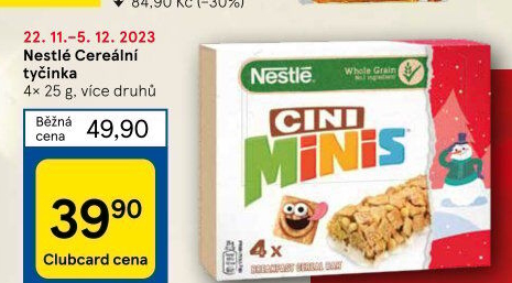 Tyčinka cereální Nestlé