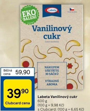 Vanilínový cukr Labeta