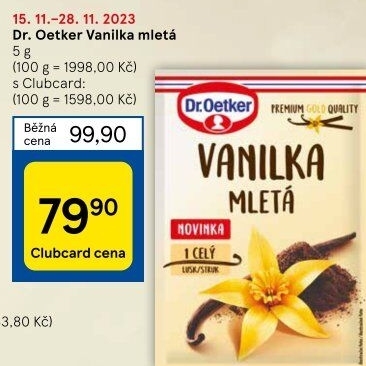 Vanilka mletá Dr. Oetker