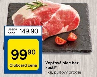 Vepřová plec bez kosti
