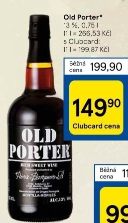 Víno Old Porter