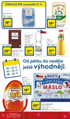 akční leták Tesco 22.11.2023-28.11.2023